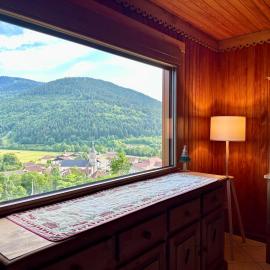 L'Orpin Givré - Chalet Caucalide avec grande terrasse, cheminée et sauna، فندق في فينترون