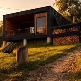 Black Deer - z Sauną na Tarasie, Jacuzzi i Widokiem na Góry - by Deer Hills Luxury Apartments, hotel en Kocoń