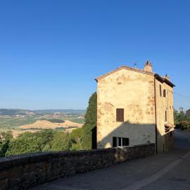Private Residence on Pienza Walls