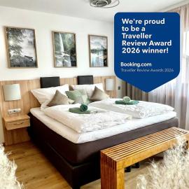 Ferienwohnung Wolkenfrei in Inzell mit Pool und Sauna, готель у місті Інцель