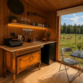 Deer park house Hot tube Lake, хотел в Līči