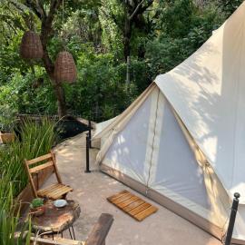 Glamping en Casa Viento, готель у місті Тепостлан