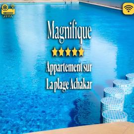 Apartement de Luxe sur la plage de Achakar complexe avec piscine N2
