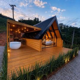 Cabana Do Luar, hotel in Serra Negra