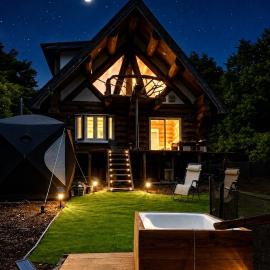 天空のログハウス 星観屋 Hoshimiya Log Cabin in the Sky Izu, Hotel in Higashiizu