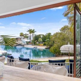 Quintessential Noosa Waterfront Home Heated Pool