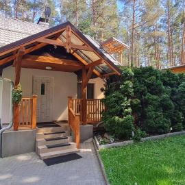 Dom Letniskowy JULKA z Kominkiem, Łódka, Rowery - Jezioro GIM - Park BARTBO