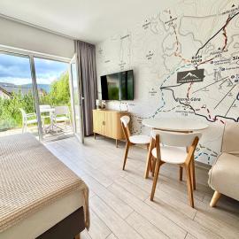 Apartament z tarasem w Czarna Góra Resort - Livigno - Sienna