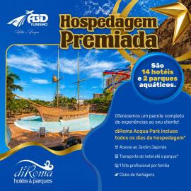 Lacqua diRoma com acesso ao diRoma Acqua Park e Splash, hotel in Caldas Novas