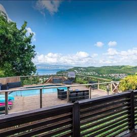 2-3 personnes - Vue Mer et Piscine - Anse à l Âne - trois Îlets - Plage 2 min en voiture