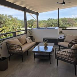 Camp Bay Apt with Hot Tub & Beach Walk