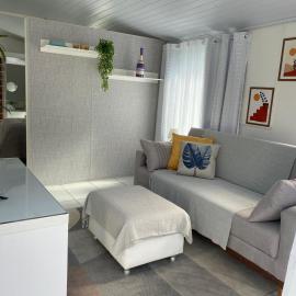 Anitápolis central -apartamento com jardim, hotel em Annitapolis