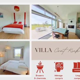 Villa Coat Kik, contemporaine et paisible, ξενοδοχείο σε Carantec