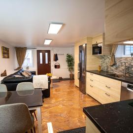 Villa floor with patio
