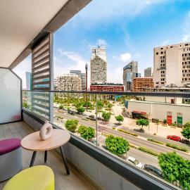 VIVASTAY Casablanca - CFC High-Rise Luxury 2 Bedrooms Panoramic View, hotel in Casablanca