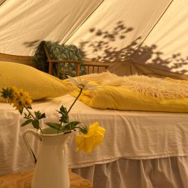 Glamping på stor og fredelig landejendom i Sydfyn, hotel sa Grønderup