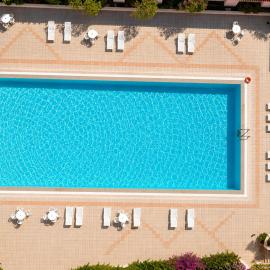 B&W Sea View Two Bedroom Apartment with Pool Near the Beach