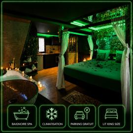 La Forêt Enchantée - Chambre à thème Love Room Jacuzzi - Évasion pour deux, hotel in Schirrhein
