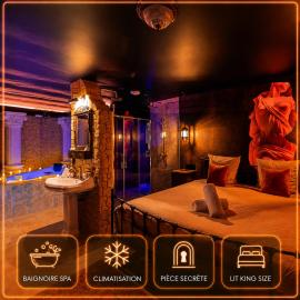 La Suite de Vénus - Chambre à thème Love Room Jacuzzi et Pièce Secrète - Évasion pour deux, hotel in Schirrhein