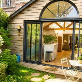 Maison Saint Maur Centre Rouen Jardin Gare - Linge & Ménage Inclus, viešbutis mieste Ruanas