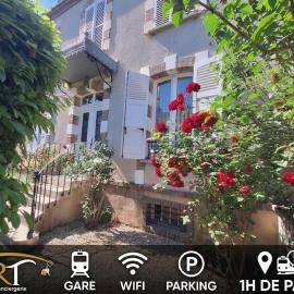 Chez Clémentine - Maison Bourgeoise- Gare - Wi-Fi - Parking