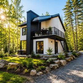 Condo with spa - Le Safari Nordik, hotell i Saint Come