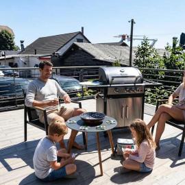 HOM I Piscina temperada, Estacionamiento, Terraza con Parrilla, WiFi, Calefacción central