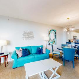 21st-floor condo with Gulf views pool hot tub tennis sauna & private W&D