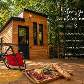 Tiny house cosy au cœur des bois, hotel en Arsac-en-Velay