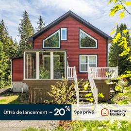 45 Les Jumelles with Private spa & games, hotel di Valcartier Station