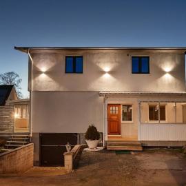 Heberg में, होटल Spacious villa with garden, hot tub & patio, near the sea
