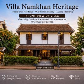 Villa Namkhan Heritage, hotel in Luang Prabang