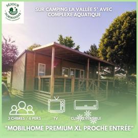 Séjour Normandie - Houlgate - Mobilhome premium 3ch-6p avec clim & TV - Camping 5 étoiles - 036