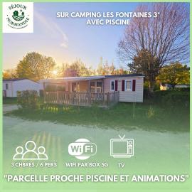 Séjour Normandie - Mobilhome confort 2ch-5p avec TV - Wifi dans l'Eure - 328