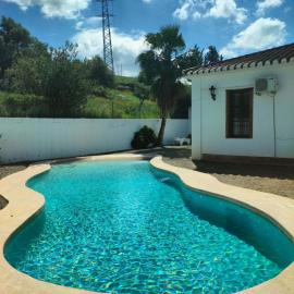 Villa rural con piscina en Alora