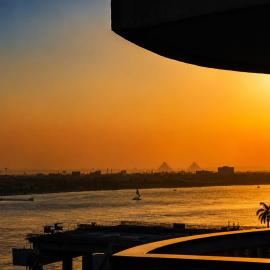 Nile Pyramidal view place
