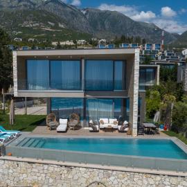luxury villa beach front in olea residence