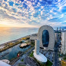 ORBI CITY Block A 3319 With Black Sea View, Hotel in Angisa