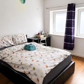 Spacious double room , Room 4 , fast WiFi ,2 room shared toilet, hôtel à Cardiff