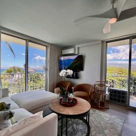 Puako Penthouse 409 - Top Floor Unit - Pool