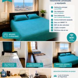 Departamento vista mar 3H 1B IQUIQUE，伊基克的飯店