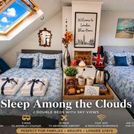Bliss Home Double EnSuite Room 15 min Heathrow & 15 min London โรงแรมในHarrow on the Hill