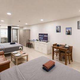 1BR 50sqm Sleeps 4 Near BTS & Nightlife