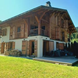 Demi Chalet with garden a Megeve