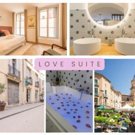 LOVE Suite - Balnéo - Vidéoprojecteur - Plein Centre - Free WiFi