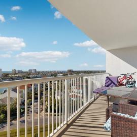 Coastal condo with Sound and Gulf views washer and dryer Wifi