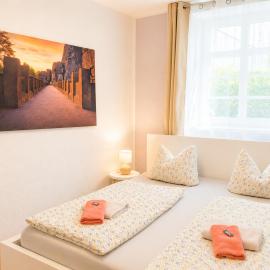 Urlaubsmagie - Ferienwohnung Hirschkäfer - Gemeinschaftsgarten, Sauna und saisonaler Pool - HW1B