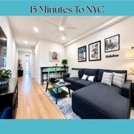 Hoboken Getaway - 15 Minutes To NYC - Great Location - Sleeps 6 comfortably, hotel v destinácii Hoboken