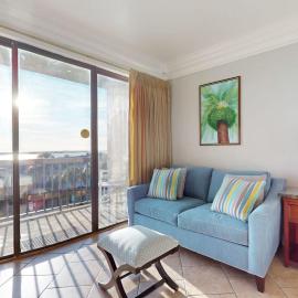 Cozy studio condo with water views pools & amazing location