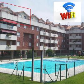 Ático 100m con terraza y piscina